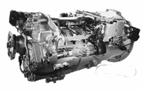 Foto transmissão automatizada Mercedes Benz PowerShift