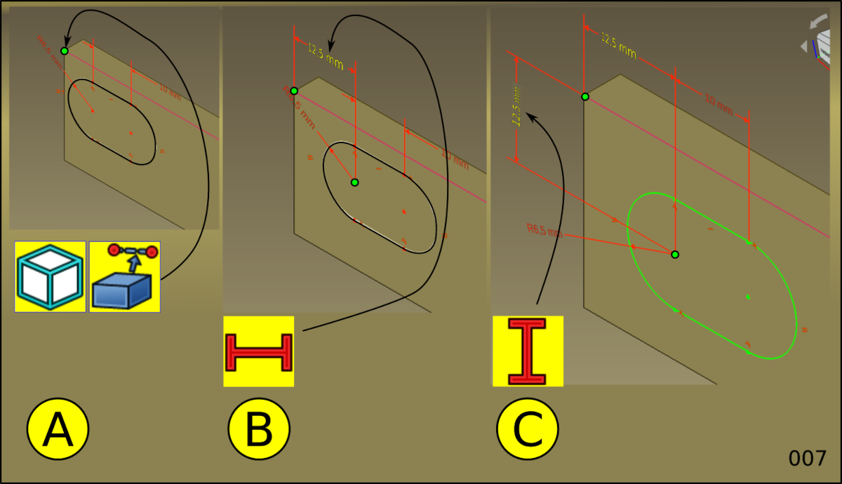 Criando ‘sketch’ sobre plano auxiliar